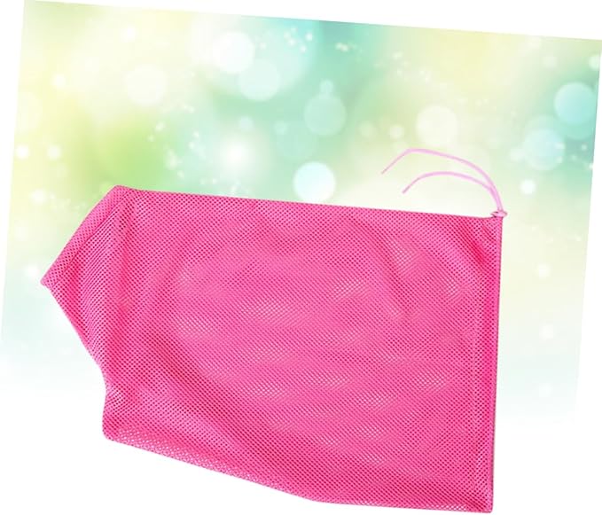 Multi-Function Cat Grooming Bag Pink Mesh Pet Supplies for Bathing Nail Trimming and Medication Administration for Cats and Kittens