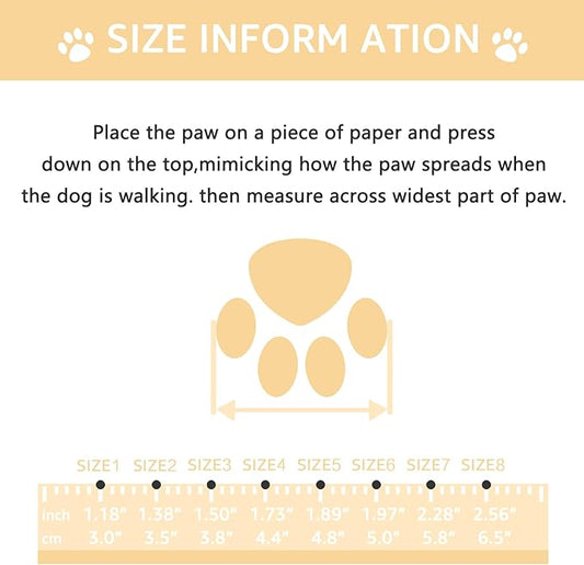 Dog Shoes, Dog Sandals for Hot Pavement, Non-Slip Waterproof Dog Booties for Winter Snowy Day and Summer, Adjustable Straps Easy-Clean Beach Outdoor Pet Boots Rugged Sole-4Pcs Beige
