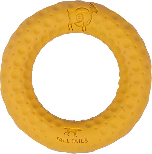Tall Tails G.O.A.T. Greatest of All Toys Sport Fetch Ring Toy for Dogs, Small