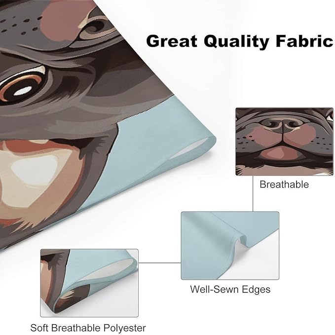 Dog Bandana Spring Pet Scarf Adjustable Triangle French Bulldog Dog Cute Printing Dog Bib Washable Polyester Puppy Bandana for Small Medium Large Dogs Cat Birthday Party Supplies