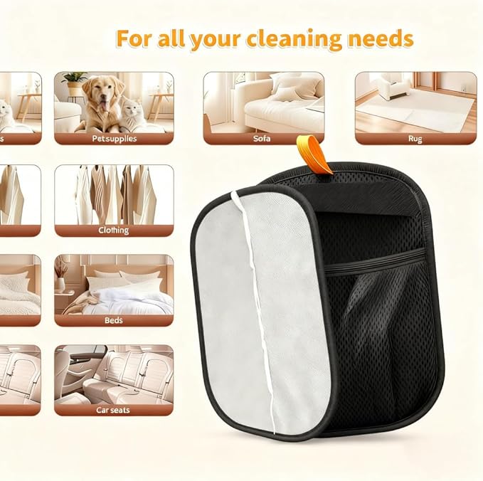 Upgraded Pet Hair Removal Glove,Reusable Pet Hair Removal Tool with Five Finger Static Electricity for Cats & Dogs, Effortlessly Remover Hair from Clothes, Sofa, Carpet, Bed, Car Seat, 2 Pcs