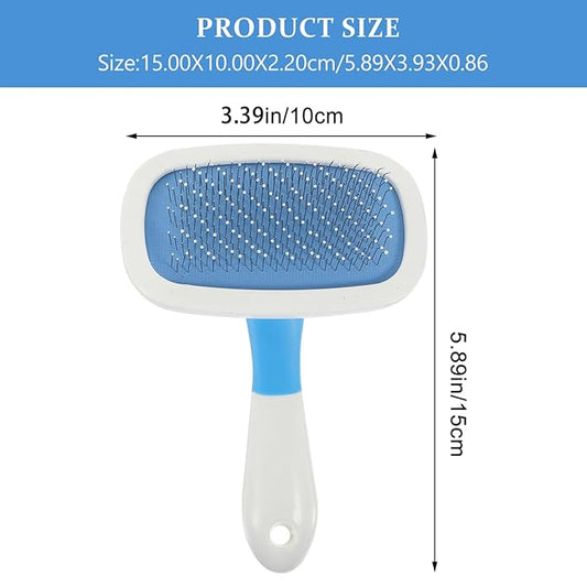 Happyyami 1Pc Pet Massage Comb Rotating Hair Detangling Tool for Cats Dogs Durable Grooming Brush for Comfortable Pet Care Easily Removes Hair Massages for Relaxation Random Color