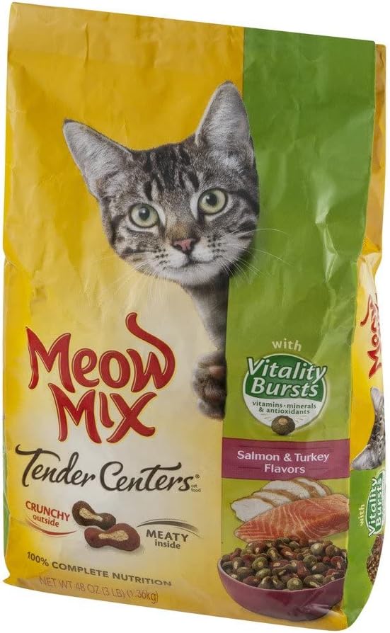 Meow Mix J.M Smucker Company-Big Heart 799511 6/3 Tender Center with Vitality Burst (Pack of 2)