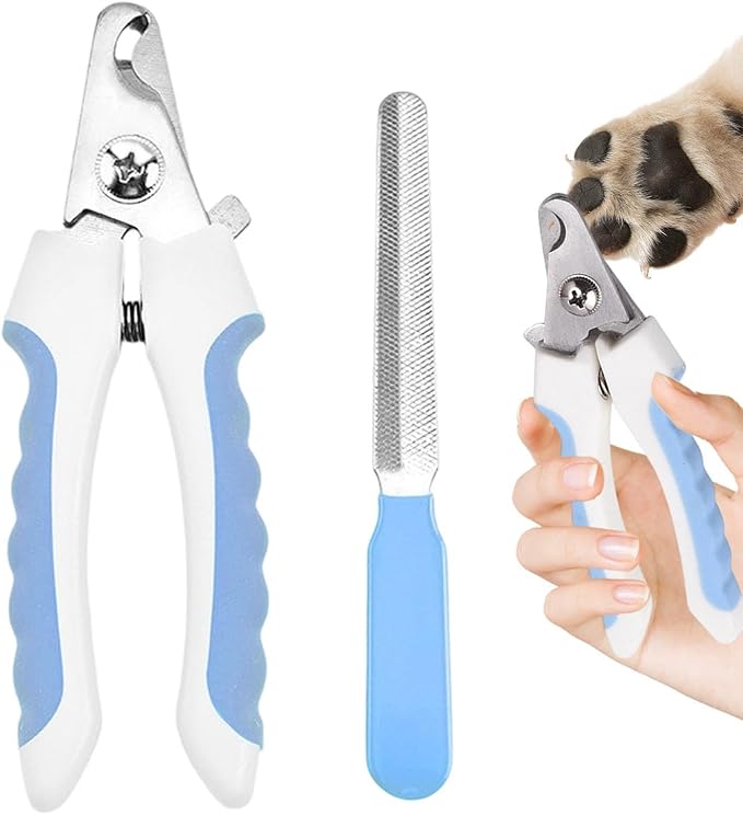 Nail Cutter for Dogs,Safety Grooming Pet Supplies - Nail Trimmers for Dogs with Guard | for Home Indoor Travel All Breeds Seniors Puppy Kitten