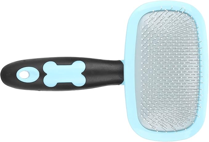 ZJchao Cat Hair Brush, Dog Brush Cat Brushes for Indoor 360 Degree Rotation Deshedding Dog Hair Removal Comb Pet Grooming Tool for Pets with Long or Short (with a Little Blue)