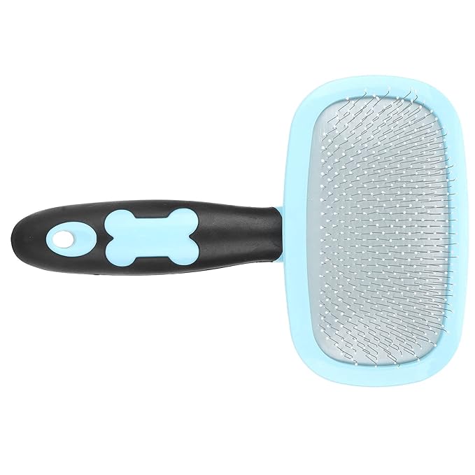 for Cat, for Dog, Deshedding Brush, 360 Degree Rotation, Hair Comb, Removal, Grooming Tool, Pet Supplies (With a little blue)