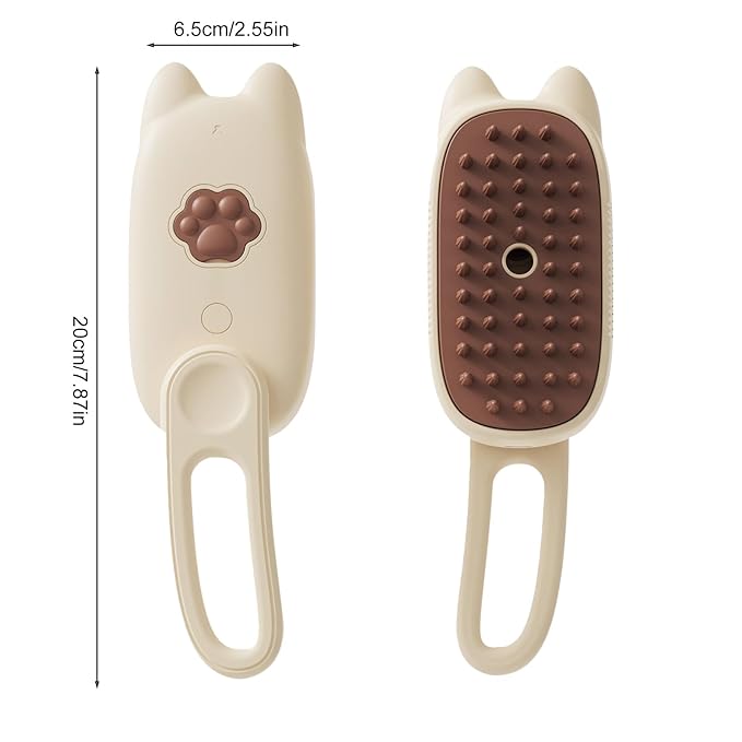 Brosse Vapeur Chat, Multi-Function Cat Grooming Brush Removing Loose Hair, Brosse Poil Chat, Cat Hair Brush For Short, Medium, And Long Pet Hair For Cats And Small (A)