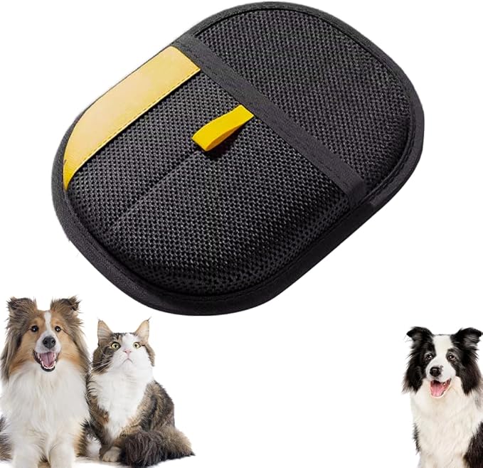 Pet Hair Removal Glove for Cats & Dogs, Electrostatic Gloves Pet Hair Removal, 2025 Upgraded Double Sided Reusable Dogs Cats Hair Grooming Gloves for Couch Furniture Carpet Curtain (3)