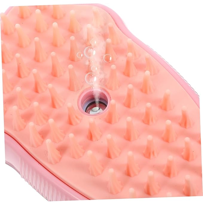 ibasenice 2pcs Cat Steam Brush Dog Bath Scrubber Portable Self- Pet Hair Massage Tool for Pets Grooming for Cats Dogs