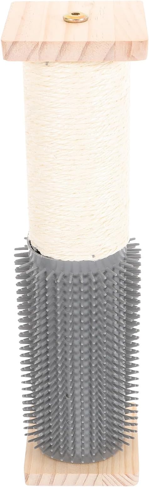 Cat Scratching Post Vertical Sisal Sturdy Floor Scratcher Itch Relief for Indoor Cats and Kittens Reusable Climbing Perch Pet
