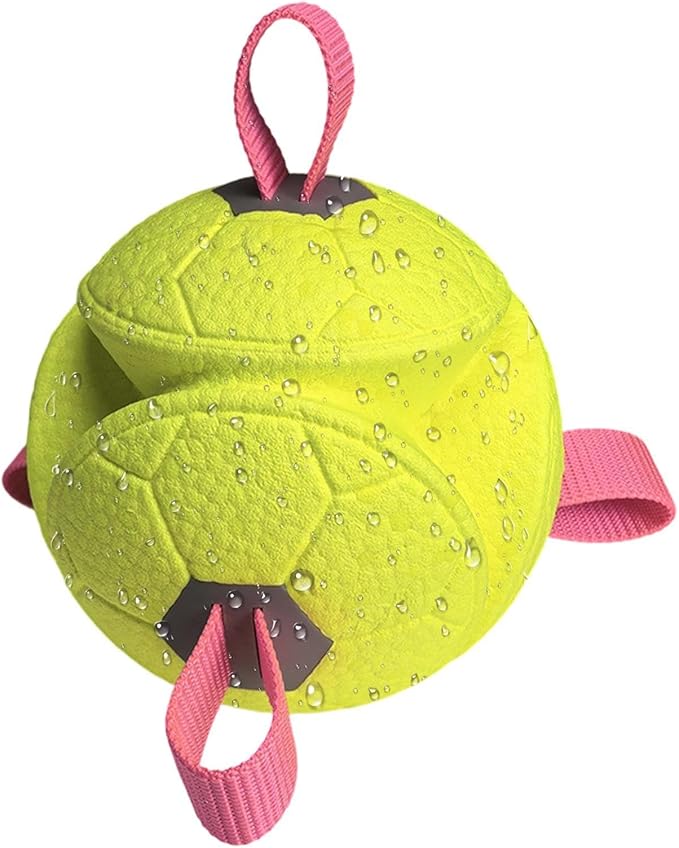 Fetch Balls for Dogs | Interactive Stimulating Pet Supplies,Dog Chew Toys Fetch Ball | for Small Large Breed Aggressive Chewers Indoor Outdoor Enrichment Stimulation Boredom