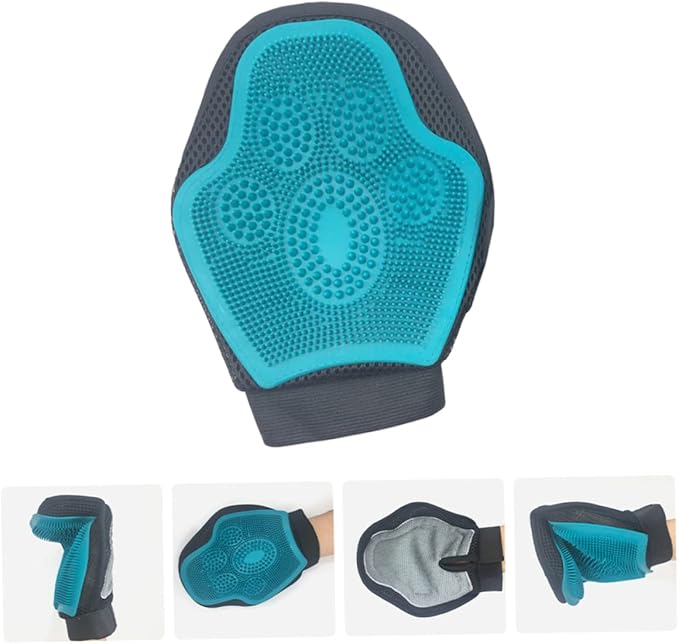 Pet Hair Cleaner Brush Pet Gloves Grooming Double-Sided Sticky Brush Cat Dog Supply Easy Massage