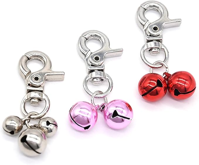 Dog Collar Bells Pet Outdoor Training Pendant Dog Accessories Puppy Supply 3pcs