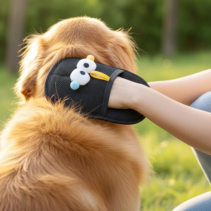 Pet Hair Removal Glove for Dogs & Cats, 2026 New Pet Grooming Mitt, Magic Brush Pet Hair Remova for Pet Owners Laundry Couch Carpet & Car Seat (3 PCS)
