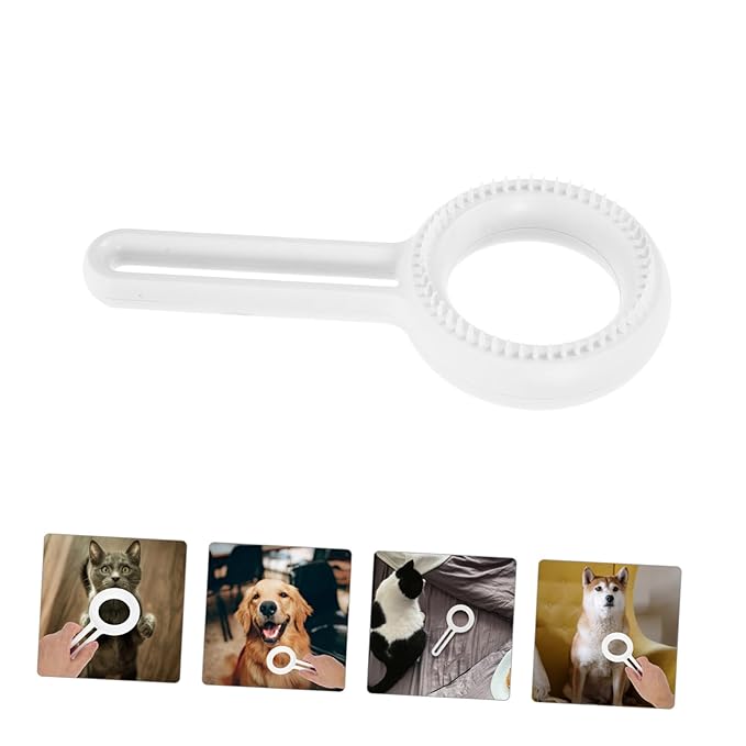 Double-sided Grooming Comb for Cats Dogs Hair Removal Tool Comfortable Handle Easy Cleaning