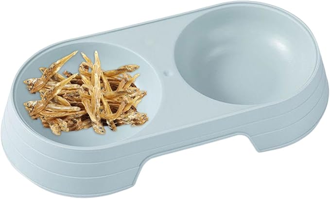 Dog Bowls,Macaron Elevated Double Cat Bowl - Pet Bowls for Small Medium Large Dogs Cats Pet Food Water Feeder Chub Supplies