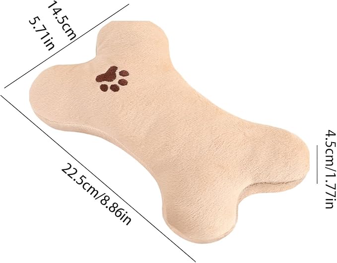 Pet Pillow - Neck Support Soft Plush Toy - Stuffed Dog Toy Plush Animals - for Small Medium Large Puppy Kitten Aggressive Chewers Cuddling Sleeping