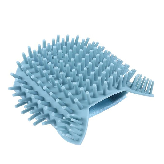 BESTonZON Silicone Cat Grooming Wall Brush Self-Massager Tool for Cats Dual Use Wet/Dry PET Massage Brush for Fur Removal and Itching Relief