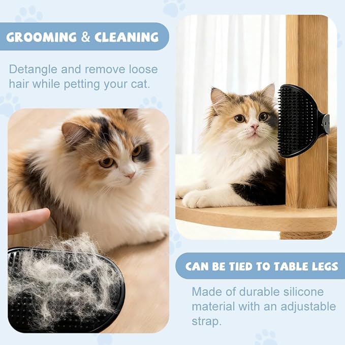 Pet Hair Removal Glove for Cat,Newly Upgraded Electrostatic Pet Hair Gloves, Magic Brush Pet Hair Remover Tool for Carpet, Couch, Clothing,Car seat.