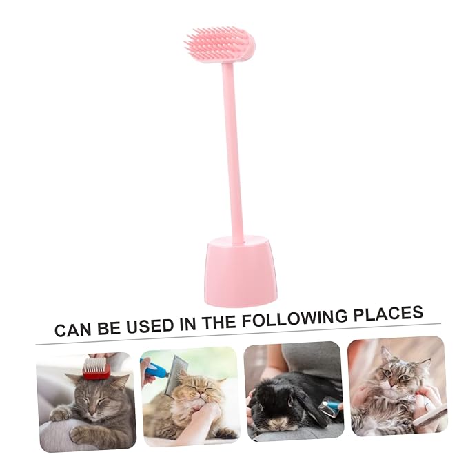 YARNOW Self-grooming Cat Brush Pet Cleaning Tool Paw Cleaner for Dogs Massage Scratch Brush Hair Removal Cat Accessory