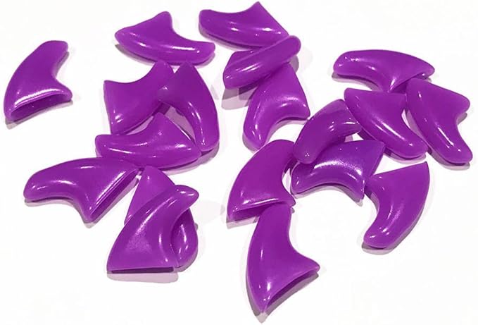 HDP Kitty or Doggy Nails Caps Size:Medium Color:Purple