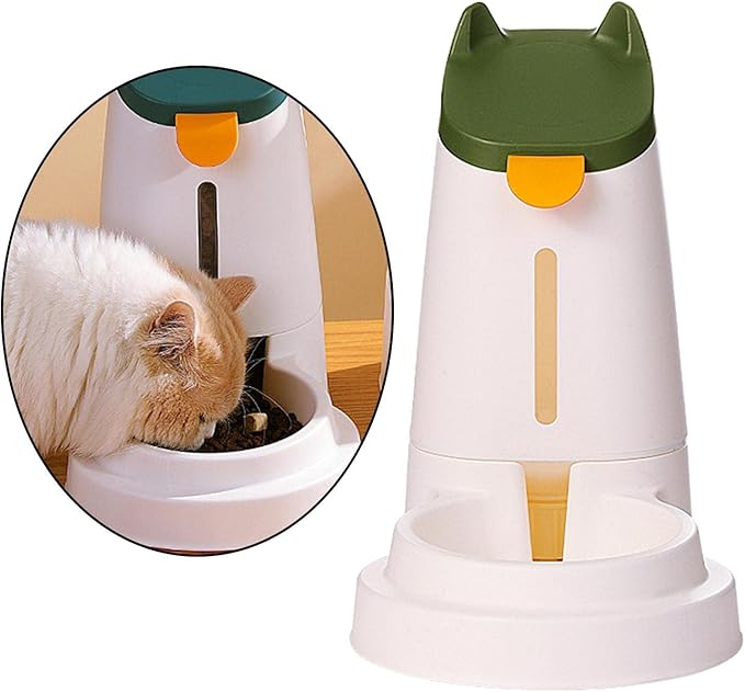 Automatic Pet Dispenser No Sliding Large Capacity Travel Supply Bowl Basin 3.1L for Small Medium Pets Puppy Animals Dog Cats Supplies, Water Dispenser