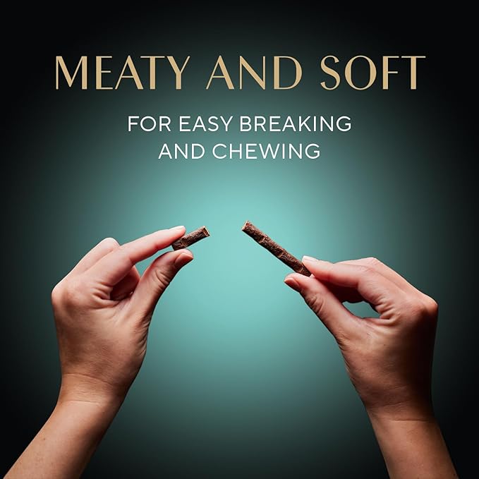 Sheba Meaty Tender Sticks Chicken Cat Treats,Chicken Flavor,Cat Snacks,0.14 oz.,(100 Sticks Total),5 Count (Pack of 20)