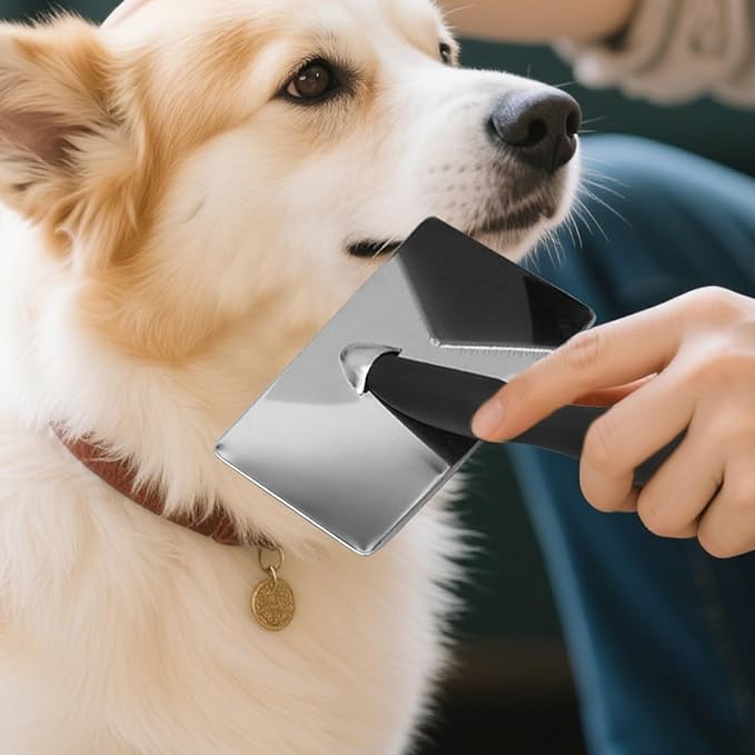 Pet Brushes for Dogs, Dog Brushes for Grooming - Cat Comb Sphicing - Metal Pet Supplies Cleaning Tools Needles, Cat Dematition Tool