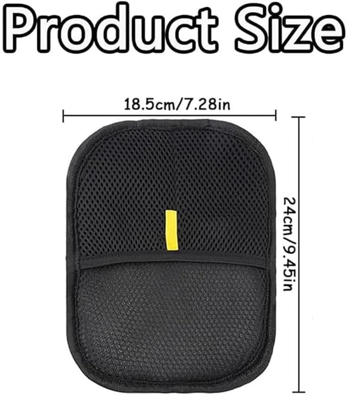 Pet Hair Remover Electrostatic Gloves, Pet Hair Remover Glove Washable, Reusable Cat Dog Grooming Mitt for Couch, Furniture, Carpet, Car Seat (Black 1PC)