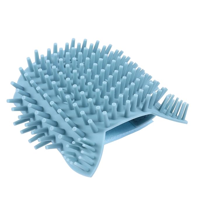 Toyvian Cat Wall Corner Silicone Massage Tool Self Grooming Brush for Cats Easy Install Pet Massage Tool for Corners Table Legs Cabinet Gentle Hair Removal and Grooming