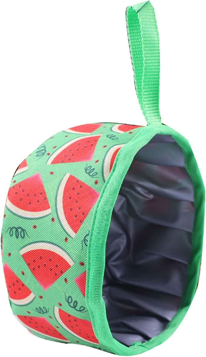 Pet Bowl Food Bowls Dogs Oxford Foldable Treat Dry Food Water Camping Feeding Watering Supplies Oxford Fabric Dog Lightweight Travel Outdoor Feeding