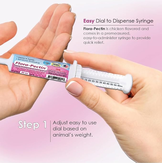 Oral Paste for Dogs & Cats-Helps Reduce Occasional Loose Stool & Diarrhea, Balance Gut pH, Support Normal Digestion & Intestinal Flora-Fast Acting (30 CC - Tasty Chicken Flavor) - 2 Pack