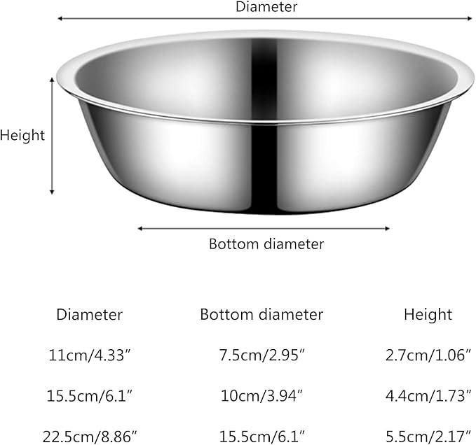 Stainless Steel Pet Dog Bowl Feeder Skidproof Anti-Slip Shape Bowls Food Accessories Pet Supplies Bowl Bowls Large Capacity