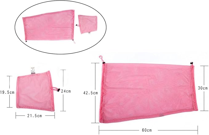Xiaoyu Cat Grooming Bag, Adjustable Cat Restraint Bag for Bathing Nail Clipping Cleaning(Head Bag + Body Bag), Pink