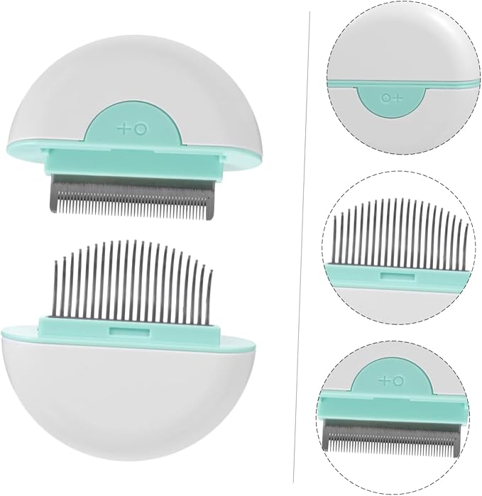 TOYANDONA Cat Grooming Brush 2 in 1 Cat Hair Removal Comb Massage Function PET Grooming Tool for Shedding and Cleaning and Kittens
