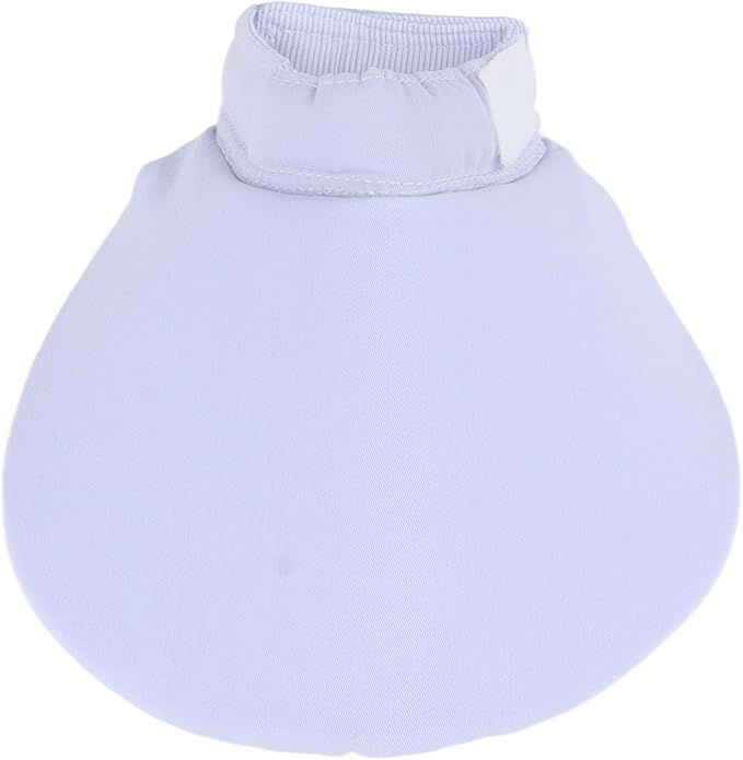 Rengue Soft Adjustable Pet Bib, Bandanas Material, Prevent Licking and Biting, Comfortable for Cats and Dogs, Size M Soft Adjustable Pet Bib, Sponge and Cotton Nan Cat Supplies (Light Blue)