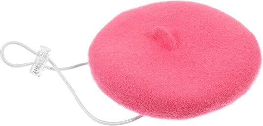 UPKOCH Pet Beret Hat for Dogs and Cats, Small Rose Party Headwear, Cute Puppy and Kitten Photo Costume Accessory for Pet Supplies