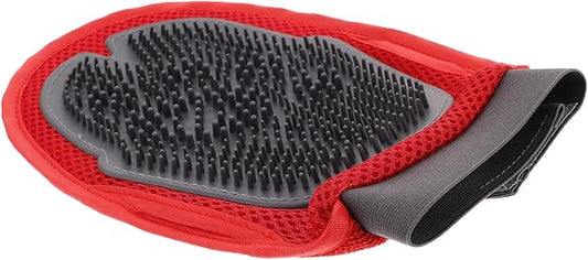 BESPORTBLE Double-Sided Bath Massage Brush for Dogs Cats Pet Grooming Glove Deshedding Harness for Puppies Dogs