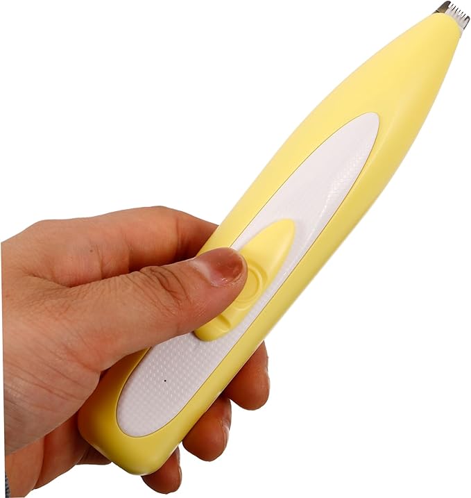 YARNOW Silent Electric PET Hair Clipper Rechargeable Dog and Cat Grooming Trimmer Cordless Hair Removal Tool for Paws Ears and Face Professional PET Grooming Clippers LED Display