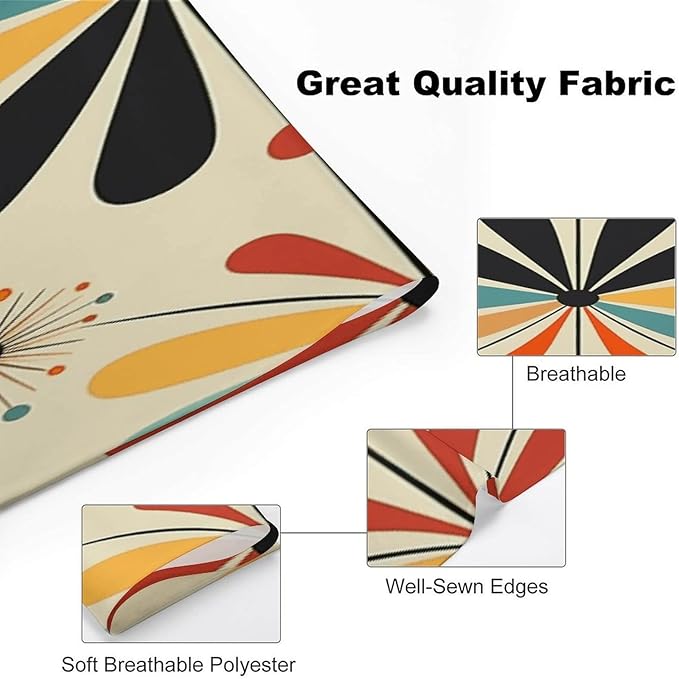 Dog Bandana Spring Pet Scarf Adjustable Triangle Retro Modern Printing Dog Bib Washable Polyester Puppy Bandana for Small Medium Large Dogs Cat Birthday Party Supplies