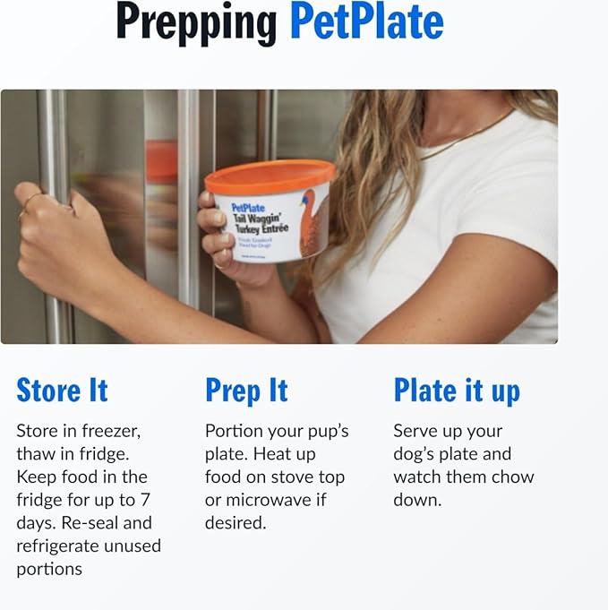 PetPlate Human-Grade Fresh Dog Food, Lean & Mean Venison Entrée – Wet Dog Food for All Breeds – High-Protein, Natural – 12-oz Cups, Case of 12