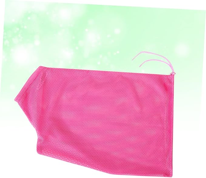 Mikikit Multi Function Cat Grooming Bag Breathable Mesh Bag for Bathing Nail Trimming Feeding Pink for Cats Kittens Easy Control with Pull Rope Design
