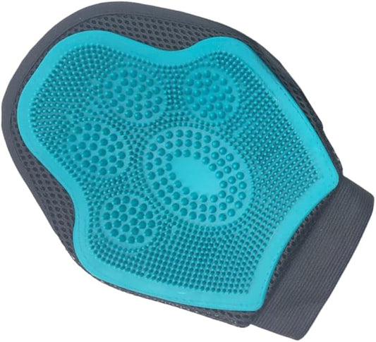 TOYANDONA Double-Sided Silicone PET Grooming Brush Cat Dog Bathing Glove for Easy Shedding Cleaning and Massage Hypoallergenic Grooming Tool for Cats and Dogs