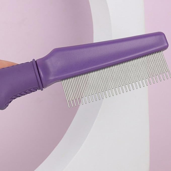 Gentle Massage Cats Grooming Brush ABS Deshedding Comb Reduces Shedding Enhances Maintenance Portable Pet Deshedding Tool