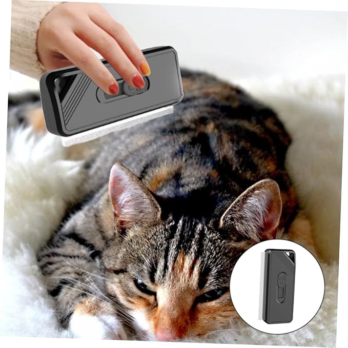 Milisten PET Grooming Comb Double-Sided Detangling Brush for Cats and Dogs Knot Remover Extendable Handle Essential PET Supplies for Shedding and Matted Fur