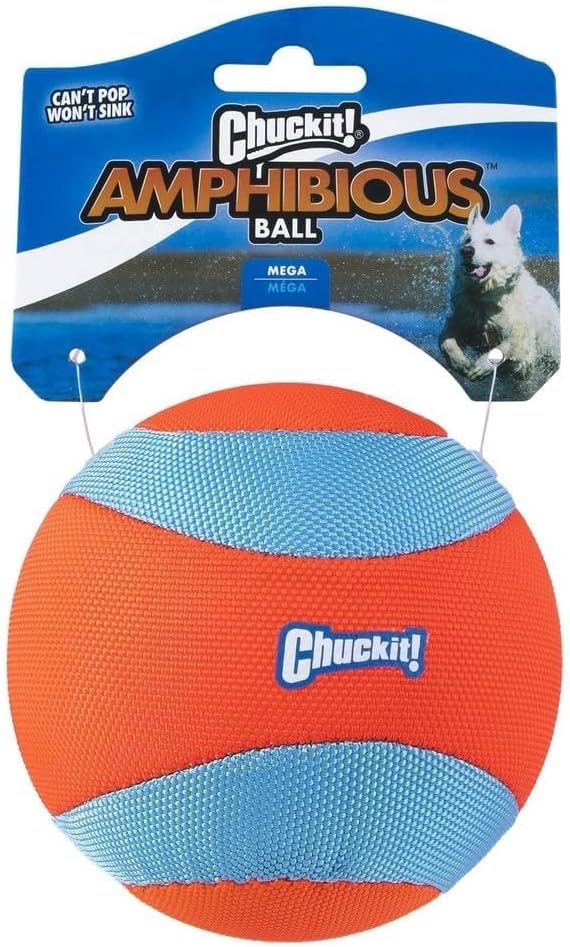 Chuckit! Amphibious Mega Ball or Roller That Floats for Medium and Large Dogs