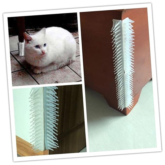 4pc Cat Wall Brush Dematting Comb for Cats Grooming Tool Corner Scratching Rubbing Brush