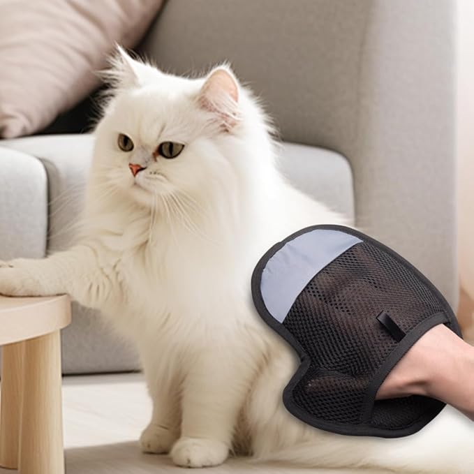 Pet Hair Removal Glove,Electrostatic Pet Grooming Gloves for Cats & Dogs,2025 New Upgrade Efficient Cat Gloves for Grooming,Cat Grooming Gloves for Hair Removal,Reusable Pet Hair Remover Glove (1PC)
