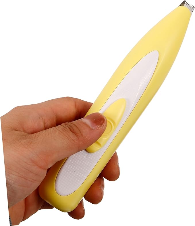 Hemoton Dog Hair Clipper Professional Grooming Clipper Battery-Powered Pet Hair Trimmer Cat Grooming Tool Silent Handheld Pet Remover