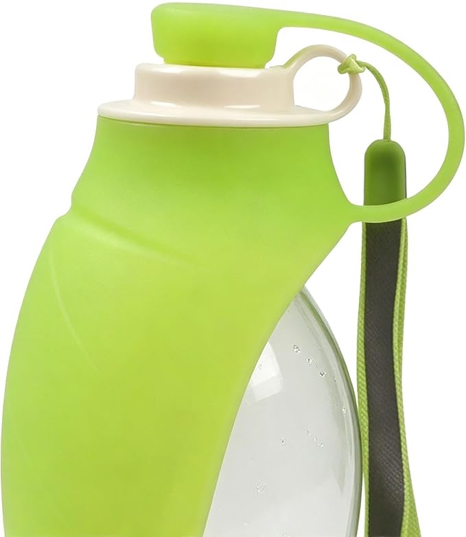Pet Water Bottle, Leaf Shape Tool, 9.1x3.2 Inches Kitten Aid, Professional Portable Device with Easy Grip, Compact Supply with Daily Use, Home Accessories for Travel Hiking Walking Park Picnic Puppy